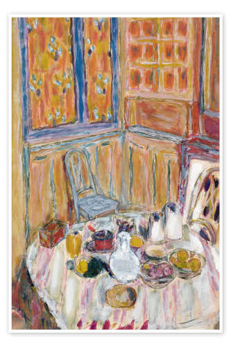 Plakat Corner of the dining room, 1930