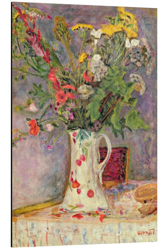 Print på aluminium Wild Flowers, 1916