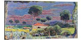 Aluminium print Landscape at Midday - Pierre Bonnard