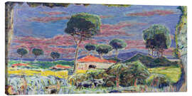 Leinwandbild Landschaft am Mittag - Pierre Bonnard