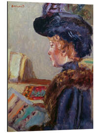 Alubild Junge Frau beim Drucken - Pierre Bonnard