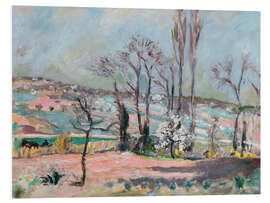 Foam board print Spring landscape