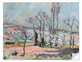 Selvklæbende plakat Spring landscape