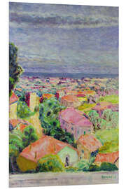 Hartschaumbild Ansicht von Cannet, 1940