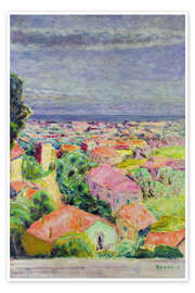 Veggbilde View of Cannet, 1940 - Pierre Bonnard