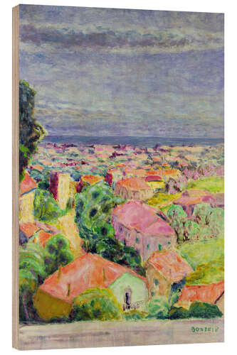 Quadro de madeira View of Cannet, 1940