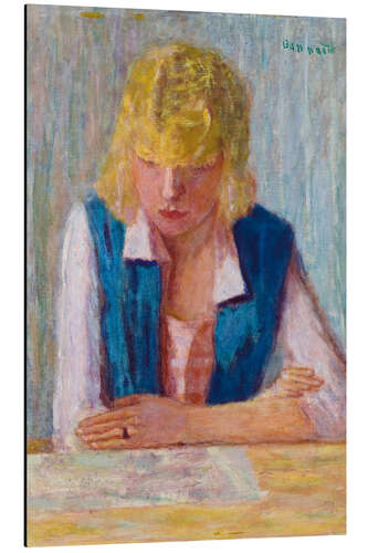 Obraz na aluminium La Blonde au gilet bleu, 1922
