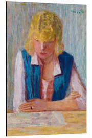 Obraz na aluminium La Blonde au gilet bleu, 1922