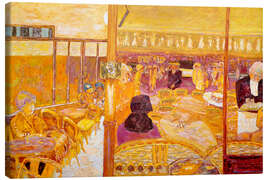 Leinwandbild Das Türfenster Terrasse und Kaffeeraum - Pierre Bonnard