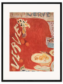 Gerahmter Kunstdruck Verve, Kunst- und Literaturzeitschrift