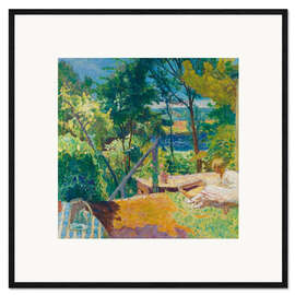 Framed art print The Terrace of Vernon, 1923