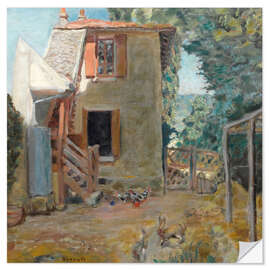 Självhäftande poster La Maison de Campagne, 1903