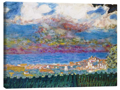 Canvas print Stormy Skies over Cannes, 1945