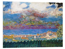 Hartschaumbild Sturmhimmel über Cannes, 1945