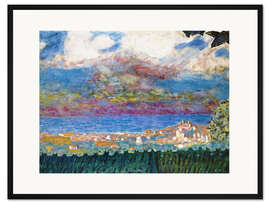 Gerahmter Kunstdruck Sturmhimmel über Cannes, 1945
