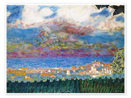 Veggbilde Stormy Skies over Cannes, 1945 - Pierre Bonnard