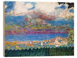 Trätavla Stormy Skies over Cannes, 1945