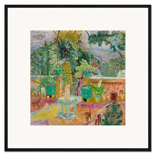 Framed art print The Terrace or A Terrace in Grasse, 1912
