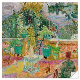 Wall sticker The Terrace or A Terrace in Grasse, 1912