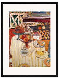 Gerahmter Kunstdruck Die weiße Tischdecke, 1924