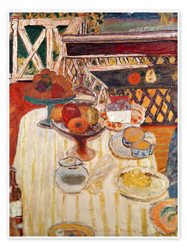 Plakat The White Tablecloth, 1924