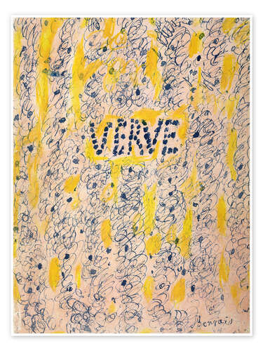 Plakat Verve, Couleur de Bonnard, 1947