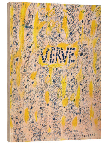 Holzbild Verve, Couleur de Bonnard, 1947