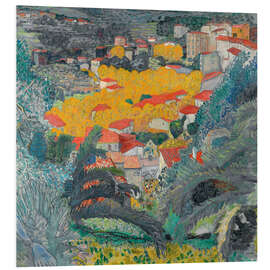 Hartschaumbild Ansicht von Le Cannet, 1927