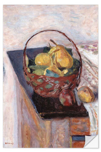 Vinilo para la pared Fruit Basket, 1922