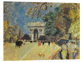 Tableau en verre acrylique L'Arc de Triomphe, 1899 - Pierre Bonnard