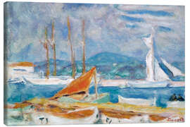 Canvas print The port of Saint Tropez, 1914 - Pierre Bonnard