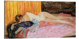 Alumiinitaulu The pink sofa - Pierre Bonnard