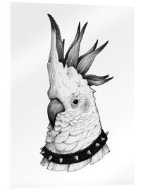 Obraz na szkle akrylowym Feather Rebel - Mike Koubou