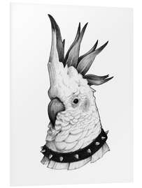 Hartschaumbild Feather Rebel - Mike Koubou