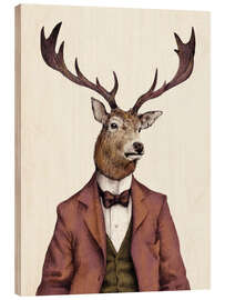 Obraz na drewnie Mr. Buck - Mike Koubou