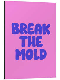 Obraz na aluminium Break the Mold - apricot and birch