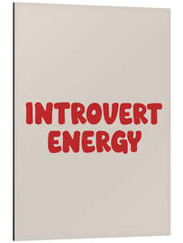 Cuadro de aluminio Introvert Energy - apricot and birch