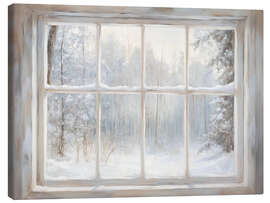 Canvas print Window Winter Forest - TAlex