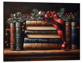 Obraz na aluminium Vintage Christmas Books - TAlex