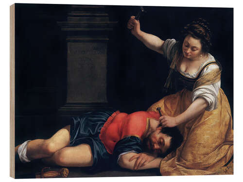 Obraz na drewnie Jael and Sisera