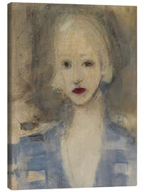 Leinwandbild Blondine - Helene Schjerfbeck