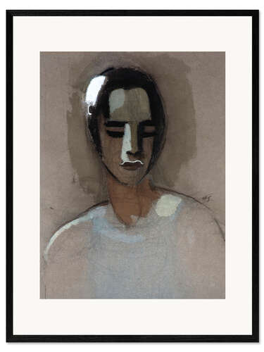 Impression artistique encadrée The girl from California