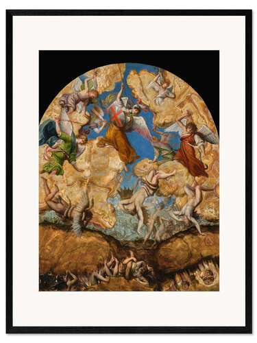 Impresión de arte enmarcada The Fall Of The Rebel Angels