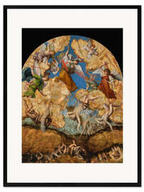Impresión de arte enmarcada The Fall Of The Rebel Angels - Artemisia Gentileschi