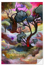 Wandsticker Bäume und Sträucher