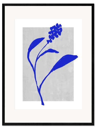 Framed art print Blue Botanic No 3