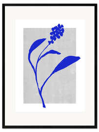 Framed art print Blue Botanic No 3