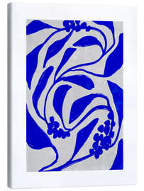 Quadro em tela Blue Botanic No 2