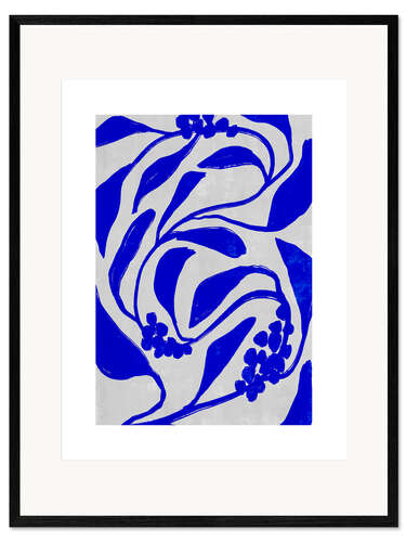 Framed art print Blue Botanic No 2