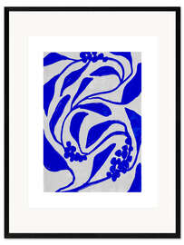 Framed art print Blue Botanic No 2